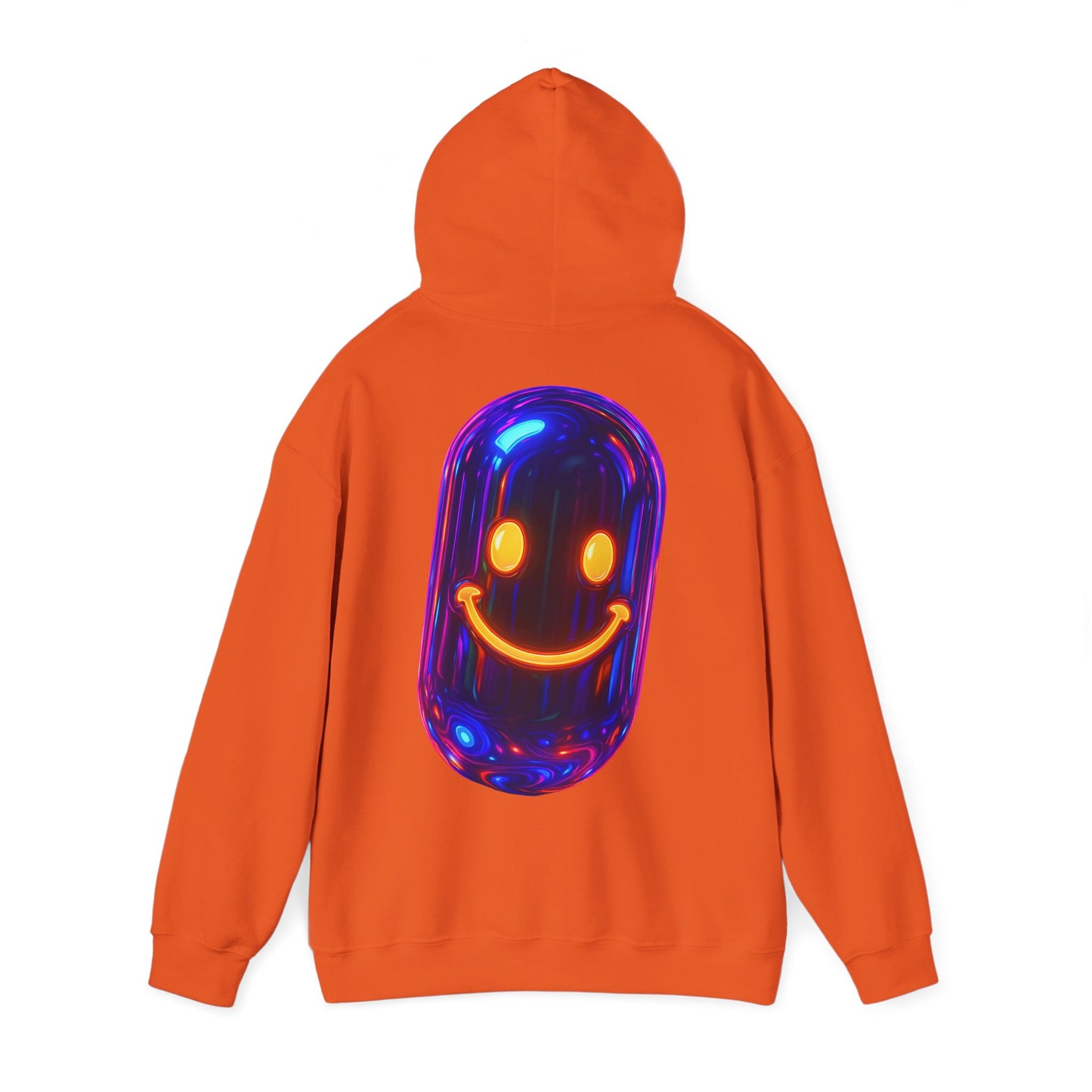 Festival Hoodie – Neon Pill Smiley